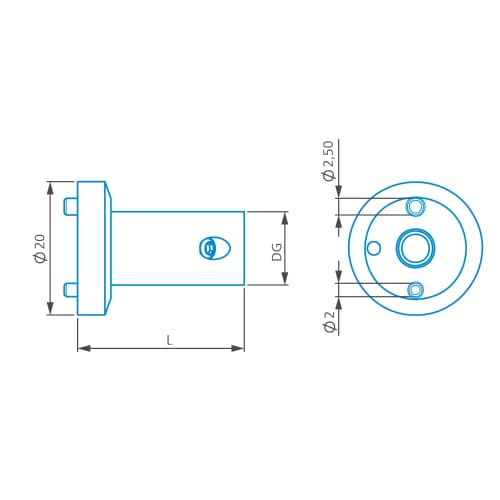 Cone receiver, M5 with ThermoFit Pro Extension product photo