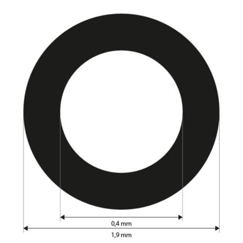 Reference Markers 0.4 mm, white, non-coded, medium adhesive strength, 3000 piece product photo