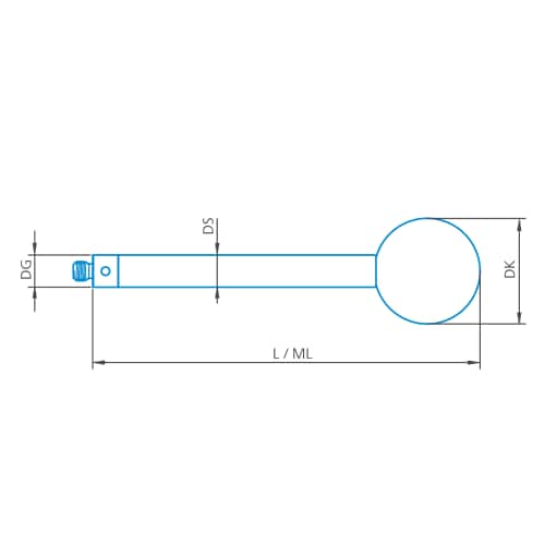 Stylus straight M3 XXT, DK14 L120 product photo Front View L