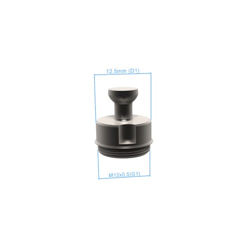Bolt disk with stud - M12x0,5, AF25, 5 pieces product photo Back View L