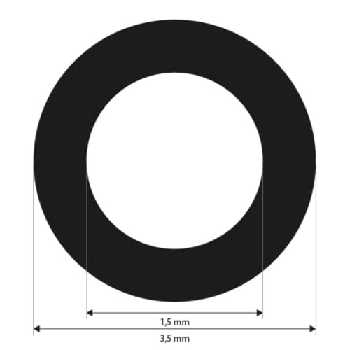 Reference Markers 1.5 mm, white, non-coded, light adhesive strength, 3000 piece product photo