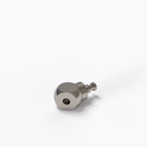 M5, Angle piece with cone adapter, titanium product photo Back View L