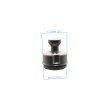 Bolt disk with stud - M12x0,5, AF25, 5 pieces product photo Back View S