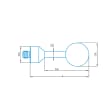 Stylus straight M5, DK5.556 L18 product photo